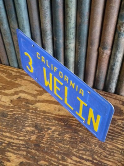 画像1: ビンテージ CALIFORNIA ナンバープレート