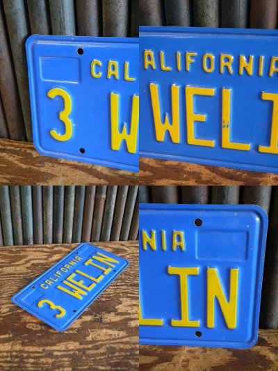 画像2: ビンテージ CALIFORNIA ナンバープレート