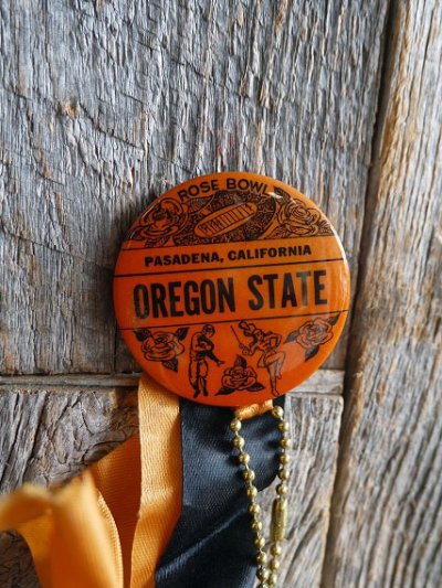 画像1: ビンテージ　OREGON　STATE　缶バッチ