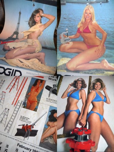 画像3: ビンテージ RIDGID カレンダー 1978