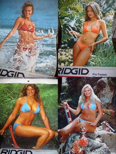 画像2: ビンテージ RIDGID カレンダー 1976