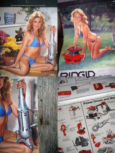 画像2: ビンテージ RIDGID カレンダー 1980