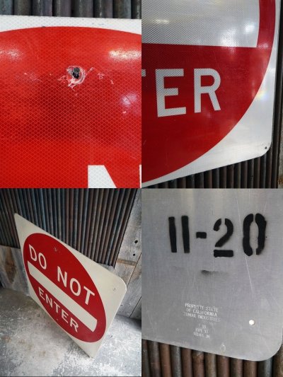 画像2: USA DO NOT ENTER 特大ロードサイン