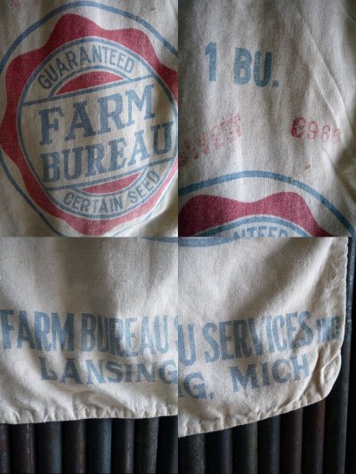 画像2: ビンテージ　FARM　BUREAU　CERTAIN　SEED　BAG