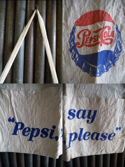 画像1: ビンテージ 　PEPSI₋COLA　エプロン