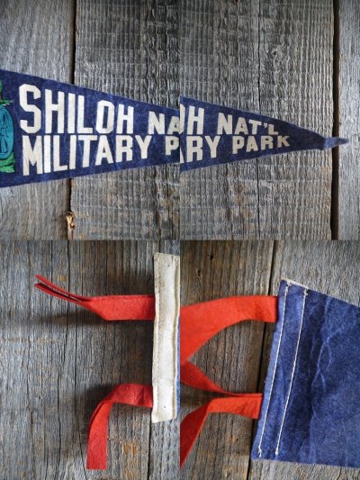 画像2: ビンテージ　SHILOH　NAT'L　MILITARY　PARK　ミニペナント