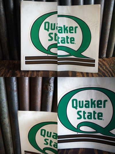画像1: ビンテージ　Quakerstate　ステッカー
