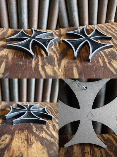 画像2: ビンテージ アイアンクロス ペンダントトップ B