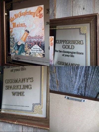 画像2: ビンテージ KUPFERBERG GOLD パブミラー
