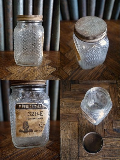 画像2: ビンテージ IMPERIAL₋EASTMAN PARTS ガラス瓶 O