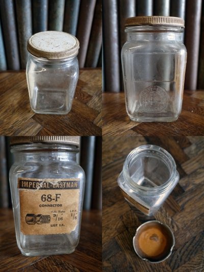 画像2: ビンテージ IMPERIAL₋EASTMAN PARTS ガラス瓶 G