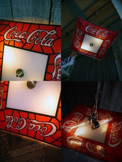 画像2: ビンテージ　Coca-Cola　吊り下げランプ