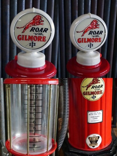 画像1: ANTIQUE STYLE GAS PUMP LIQUID DISPENSER