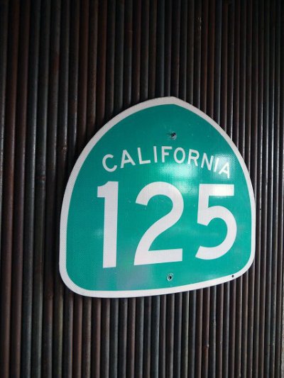 画像1: USA　CALIFORNIA　125　ロードサイン　