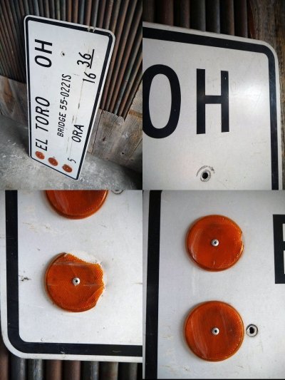 画像2: ビンテージ　EL　TORO　OH　大型ロードサイン