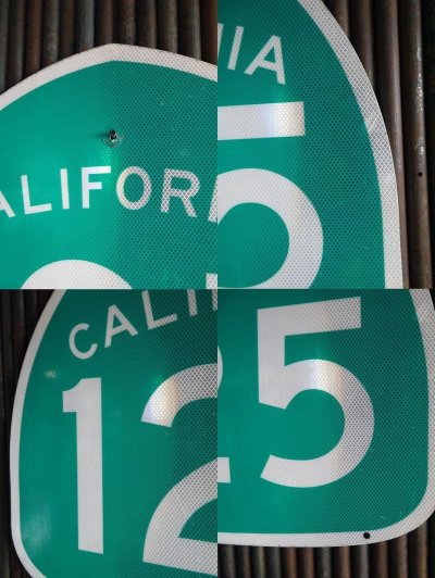 画像2: USA　CALIFORNIA　125　ロードサイン　
