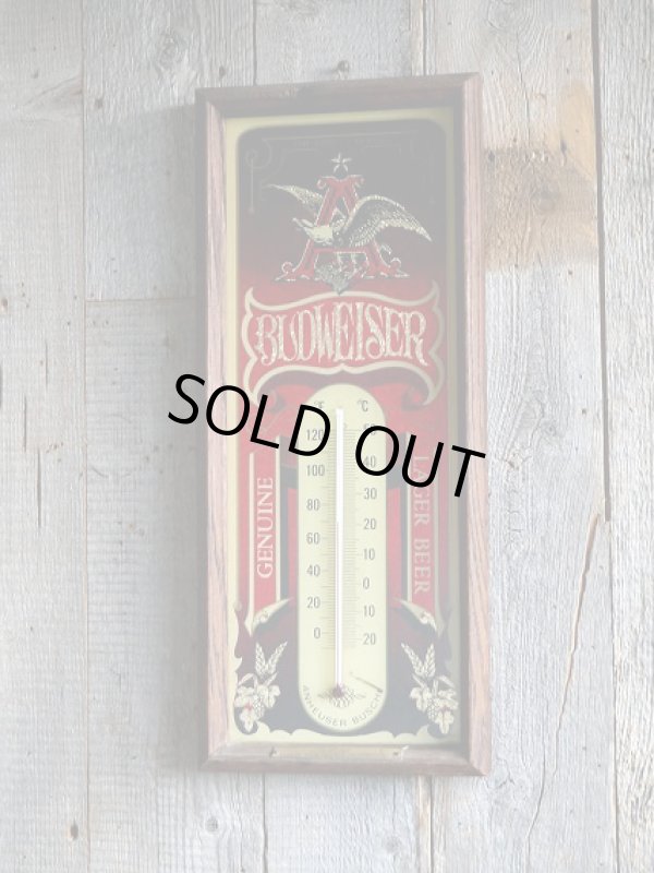 画像1: ビンテージ　Budweiser　パブミラー (1)