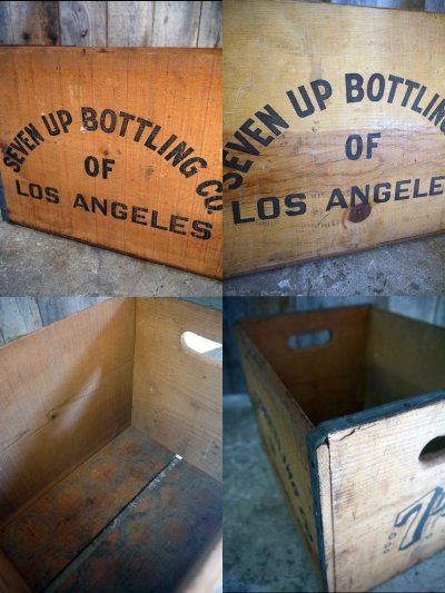 画像2: ビンテージ　７up　ウッドボックス　B