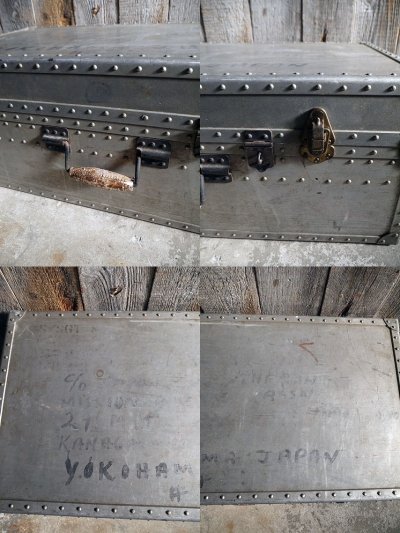 画像1: アンティーク US トランクケース
