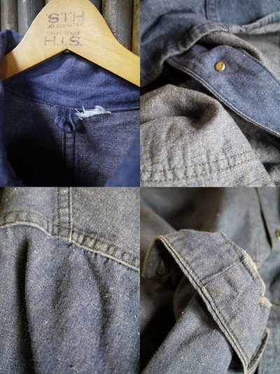 画像2: ビンテージ US デニムカバーオール