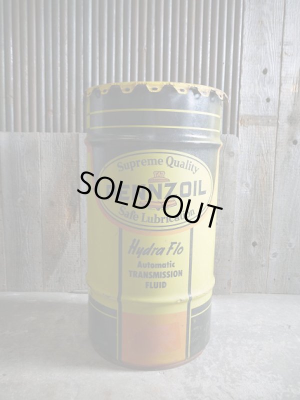 画像1: ビンテージ　PENNZOIL　OILドラム缶 (1)