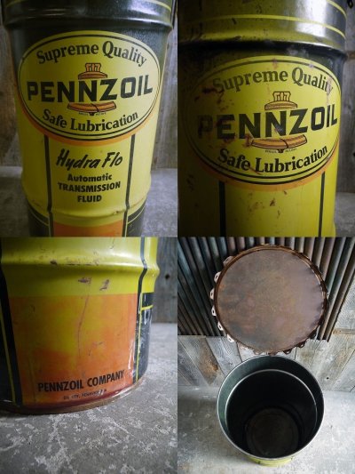 画像2: ビンテージ PENNZOIL OILドラム缶