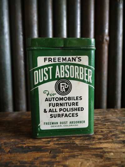 画像1: ビンテージ FREMAN'S DUST ABSORBER缶