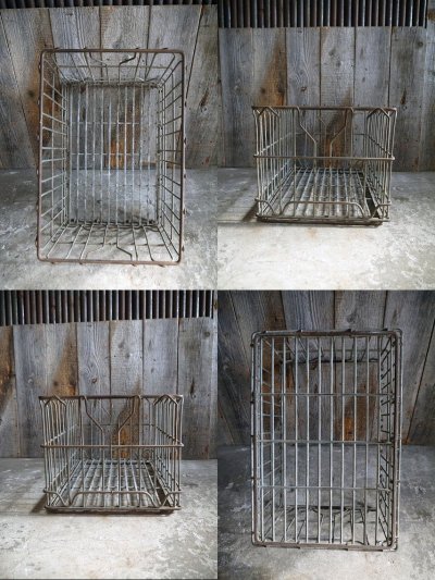 画像3: ビンテージ　USA　ワイヤーバスケット