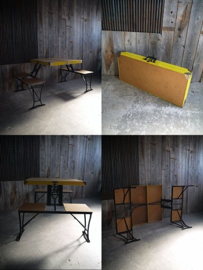 画像3: ビンテージ　MILUWAUKEE　STAMPING　CO　ピクニックテーブル