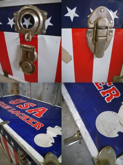画像2: ビンテージ USA TEAM LOCKER トランクケース