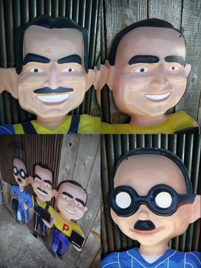 画像1: USA PEPBOYS 大型メタル看板