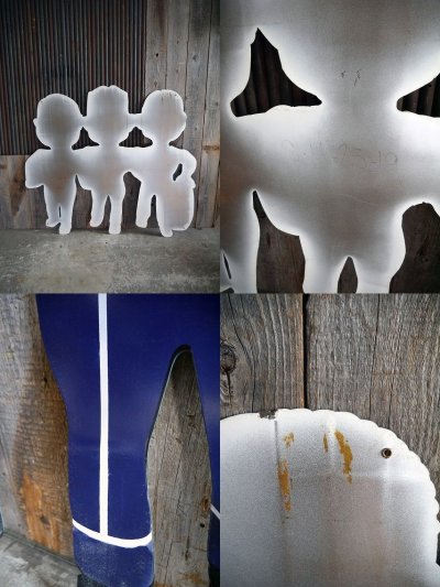 画像3: USA PEPBOYS 大型メタル看板