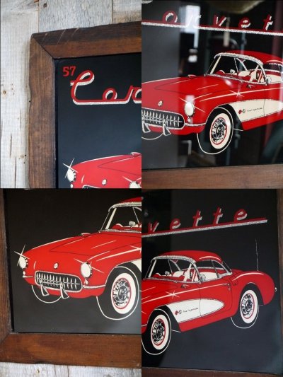 画像1: ビンテージ　 57　Corvette　ミラー