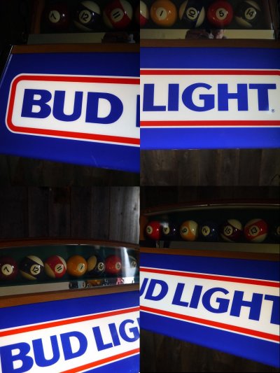 画像2: ビンテージ　BUD　LIGHT　プールランプ 