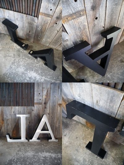 画像2: USA　L.A　メタルサイン