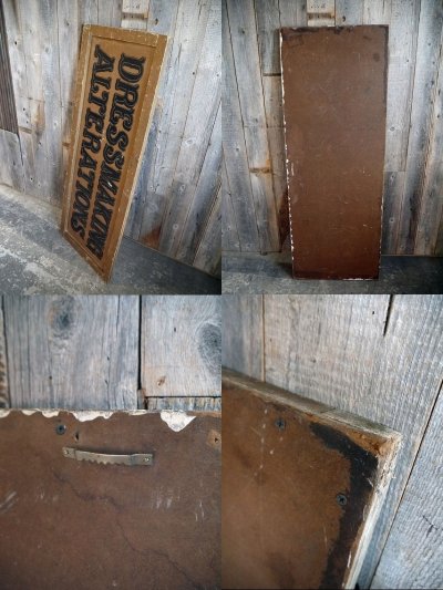 画像3: ビンテージ　 DERSSMARKING ALTERATIONS　大型看板