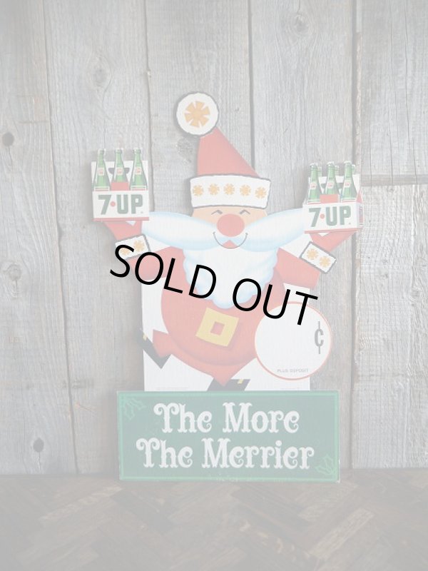 画像1: ビンテージ　7UP　ペーパーサイン (1)