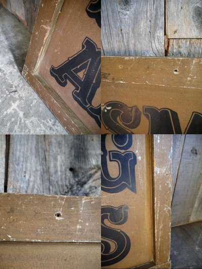 画像2: ビンテージ　 DERSSMARKING ALTERATIONS　大型看板