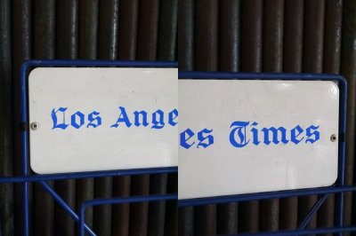 画像2: ビンテージ　Los　Angeles　Times　ディスプレイラック