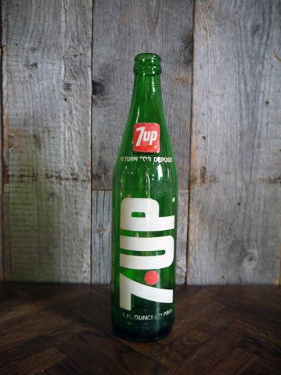 画像1: ビンテージ　７UP　ボトル瓶　