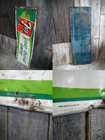 画像2: ビンテージ　７UP　Your　thirst　away　大型サイン