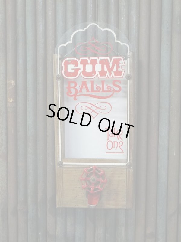画像1: ビンテージ　GUM　BALLS　ディスペンサー (1)