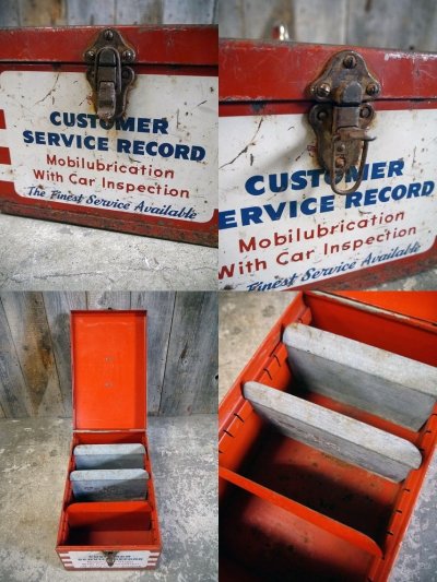 画像2: ビンテージ　Mobile　COSTOMER　SERVICE　RECORO　メタルケース