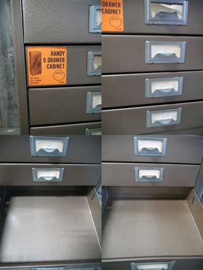 画像2: ビンテージ　USA　メタルファイルキャビネット　