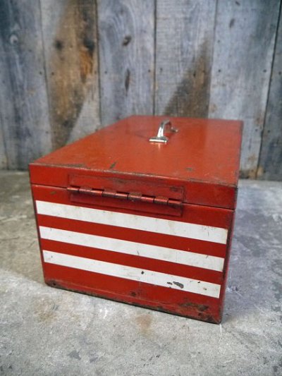 画像1: ビンテージ　Mobile　COSTOMER　SERVICE　RECORO　メタルケース