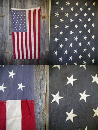 画像1: ビンテージ　USA　星条旗　B