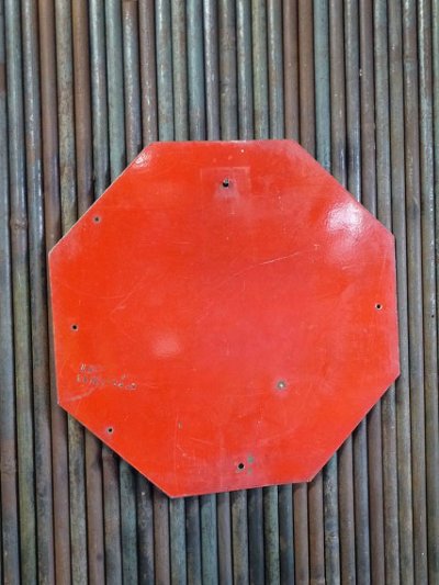 画像3: ビンテージ　STOP　ホーローロードサイン