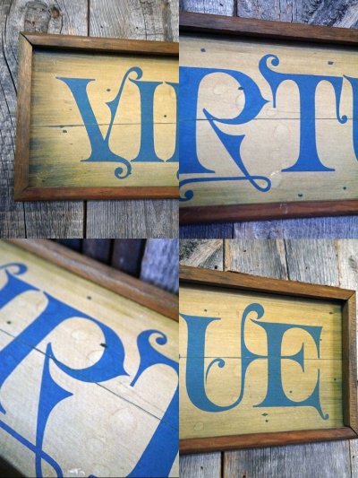 画像1: ビンテージ　VIRTUE　サイン