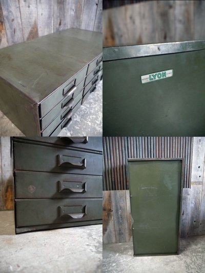 画像3: ビンテージ　LYON　メタルキャビネット　