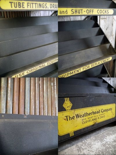 画像2: ビンテージ　Weather　Head　大型パーツラック